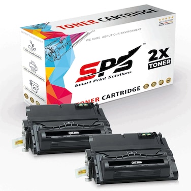 SPS Compatible Toner Cartridges for HP - Q1338A 38A   2x Black   10,000 Pages