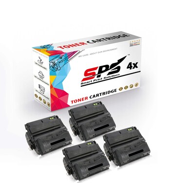 SPS Compatible Toner Cartridges for HP - Q5942X 42X   4x Black   20,000 Pages