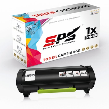 SPS Compatible Toner Cartridges for Lexmark - MS510   1x Black   Yield Upto 25,000&nbsp;Pages