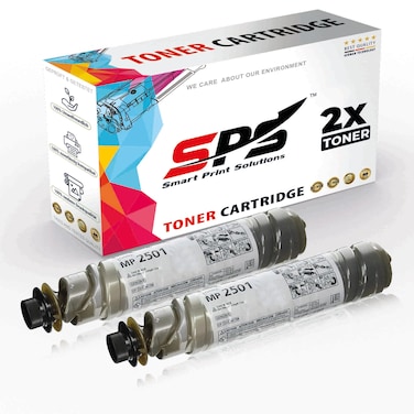 SPS Compatible Toner Cartridges for Ricoh - MP-2501   2x Black   Yield Upto 6,000&nbsp;Pages