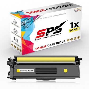 SPS Compatible Toner Cartridges for Brother - TN-411Y   1x Yellow   Yield upto 1,800&nbsp;Pages