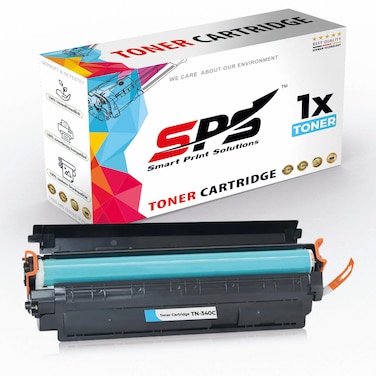 SPS Compatible Toner Cartridges for Brother - TN-340C   1x Cyan   Yield upto 1,500&nbsp;Pages