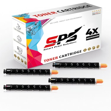 SPS Compatible Toner Cartridges for Canon - C-EXV34   4x Multicolor   Yield upto 23,000&nbsp;Pages