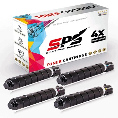 SPS Compatible Toner Cartridges for Canon - C-EXV54   4x Multicolor   Yield upto 15,000&nbsp;Pages
