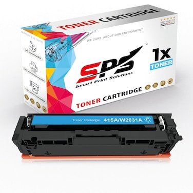 SPS Compatible Toner Cartridges for HP - W2031A 415A   1x Cyan   Yield upto 2,100&nbsp;Pages