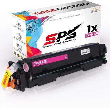 SPS Compatible Toner Cartridges for HP - CF403X 201X   1x Magenta   Yield upto 2,300&nbsp;Pages