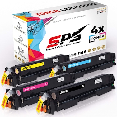 SPS Compatible Toner Cartridges for HP - 201X   4x Multicolor   Yield upto 2,800&nbsp;Pages