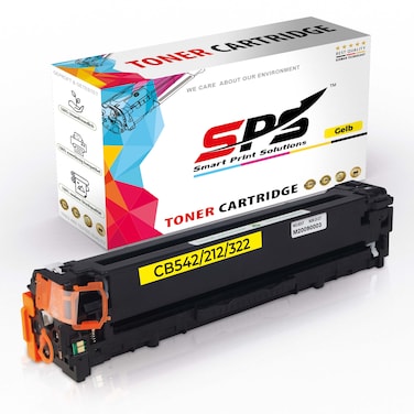 SPS Compatible Toner Cartridges for HP - CB542A 125A   1x Yellow   Yield upto 1,400&nbsp;Pages