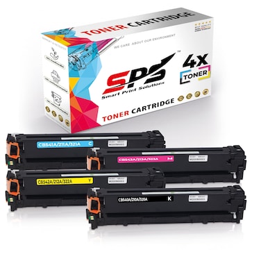 SPS Compatible Toner Cartridges for HP - 125A   4x Multicolor   Yield upto 2,200&nbsp;Pages