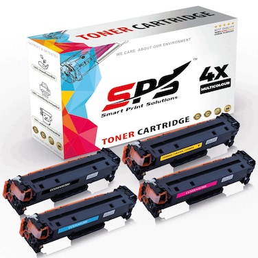 SPS Compatible Toner Cartridges for HP - 305A   4x Multicolor   Yield upto 2,200&nbsp;Pages