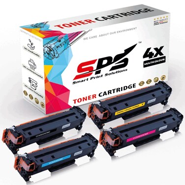 SPS Compatible Toner Cartridges for HP - 312A   4x Multicolor   Yield upto 2,400&nbsp;Pages