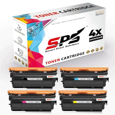 SPS Compatible Toner Cartridges for HP - 655A   4x Multicolor   Yield upto 12,500&nbsp;Pages