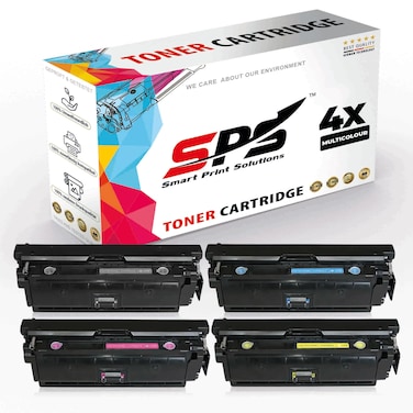 SPS Compatible Toner Cartridges for HP - 508A   4x Multicolor   Yield upto 6,000&nbsp;Pages