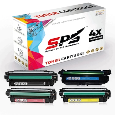 SPS Compatible Toner Cartridges for HP - 504A   4x Multicolor   Yield upto 5,000&nbsp;Pages