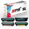 SPS Compatible Toner Cartridges for HP - 504A   4x Multicolor   Yield upto 5,000&nbsp;Pages