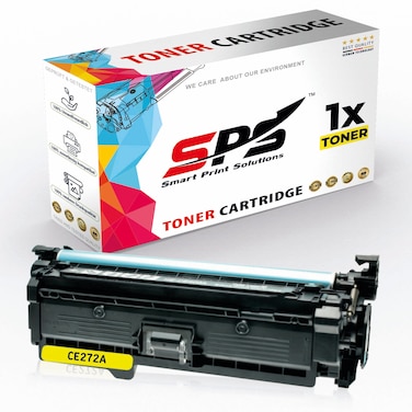 SPS Compatible Toner Cartridges for HP - CE272A 650A   1x Yellow   Yield upto 15,000&nbsp;Pages