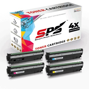 SPS Compatible Toner Cartridges for HP - 651A   4x Multicolor   Yield upto 13,500&nbsp;Pages