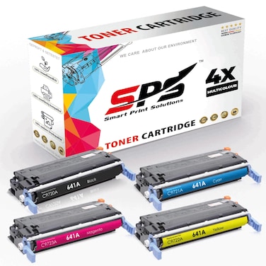 SPS Compatible Toner Cartridges for HP - 641A   4x Multicolor   Yield upto 9,000&nbsp;Pages
