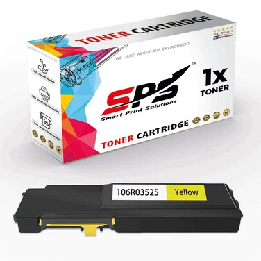 SPS Compatible Toner Cartridges for Xerox - C400Y 106R03502   1x Yellow   Yield upto 2,500&nbsp;Pages