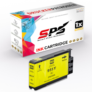 SPS Compatible Ink Cartridges for HP - 953XL   1x Yellow   Yield upto 1,600&nbsp;Pages