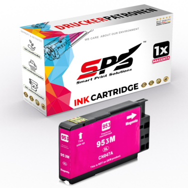 SPS Compatible Ink Cartridges for HP - 953XL   1x Magenta   Yield upto 1,600&nbsp;Pages