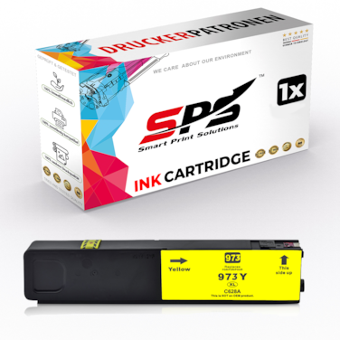 SPS Compatible Ink Cartridges for HP - 973XL   1x Yellow   Yield upto 3,000&nbsp;Pages