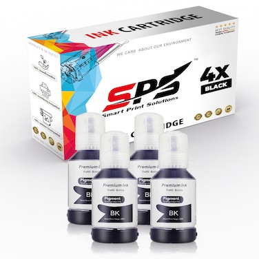 SPS Compatible Ink Cartridges for Epson - T-101   4x Black   Yield Upto 550&nbsp;Pages