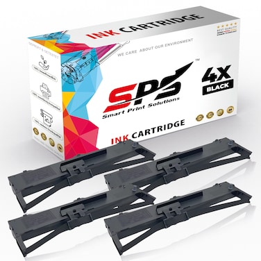 SPS Compatible Ink Ribbon Cartridges for Epson - LQ-590   4x Black   Yield Upto 40,000&nbsp;Pages