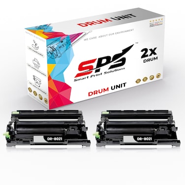 SPS Compatible Toner Cartridges for Brother - DR-B021   2x Black   12,000 Pages