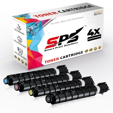 SPS Compatible Toner Cartridges for Canon - C-EXV58   4x Multicolor   Yield upto 35,000&nbsp;Pages