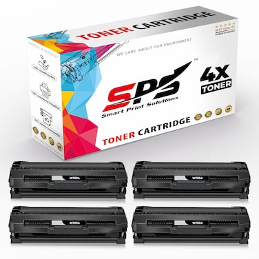 SPS Compatible Toner Cartridges for HP - W1110A 110A   4x Black   1,000 Pages