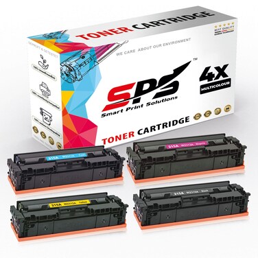 SPS Compatible Toner Cartridges for HP - 215A   4x Multicolor   Yield upto 1,050&nbsp;Pages