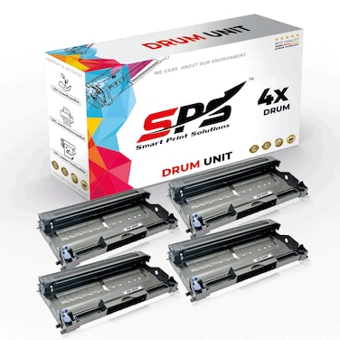SPS Compatible Drum Cartridges for Brother - DR-2000   4x Black   Yield upto 12,000 Pages