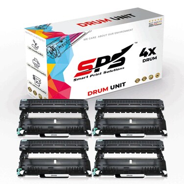 SPS Compatible Drum Cartridges for Brother - DR-450   4x Black   Yield upto 12,000 Pages