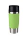 Tefal Travel Mug 0.36 Litre Travel Mug, Lime Silver, Stainless Steel/Plastic, K3083114