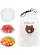 Fresh Keeping Bags 100pcs Food Covers,Reusable Elastic Food Storage Covers, Plastic Sealing Elastic Stretch Bowl Lids, Universal Kitchen Wrap Seal Caps (100pcs)