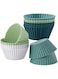 TERRIFI Silicone Baking Cup The Silicone Kitchen Reusable Silicone Baking Cups Cake Molds- Non-Toxic, BPA Free, Dishwasher Safe (12 Pack)