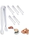 YHRY 6 pcs Ice tongs, Sugar Tongs, Rock Candy Tongs, Stainless Steel Food Tongs, Mini Serving Tongs, Cube Tongs Non-slip Appetizers Candy Serving Tongs, For Coffee, Tea, Sugar, Appetizer, Desserts