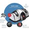 Electric 2-Stage Professional Knife Sharpener with Suction Feet and Auto Shut-Off

