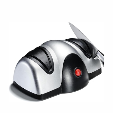 Electric 2-Stage Professional Knife Sharpener with Suction Feet and Auto Shut-Off

