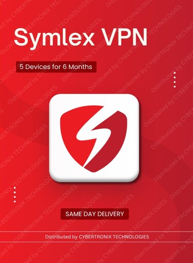 
Symlex VPN 5 Devices for 6 Months   Digital License   Same Day Delivery