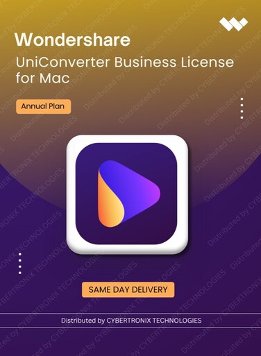 Wondershare UniConverter Business License for Mac   Annual Plan   Digital License   Same Day Delivery