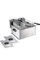 6l Double Deep Fryer Stainless Steel &ndash; Dual Basket, Window Lid, Timer, Temp Control, Kitchen