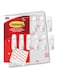 Command Medium Utility Hooks, White, 9-Hooks, 12-Strips, Organize Damage-Free