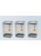 Nakoda Della Storage Container &amp; Organizer Set for Kitchen, Refrigerator &amp; Home Use 555 Set of 3 Pcs 2000ml