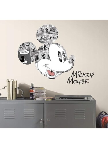 RoomMates RMK2860TB Disney Mickey Mouse Comic Peel and Stick Wall Decal 4 count