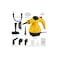 Multifunctional High Temperature Portable Handheld Steam Cleaner 1000W with 9PCS Accessory