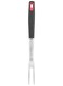 Barbecue Fork BZJ0010-F &acirc;&euro;&ldquo; Sturdy Steel BBQ Tool   Soft-Touch Handle, Lightweight &amp; Easy Storage   Perfect for Grilling &amp; Turning Food