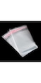 Rosy.Moment Clear Resealable Plastic Bags Self Adhesive Sealing OPP Cello for Bakery Cookies Candy Treats Decorative Wrappers, 50pcs Size 10x15cm