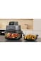 Lifestyle 4-in-1 Dual-Pot Glass Air Fryer 5.5L with 360&deg; Turbo Heat &amp; Pause Mode